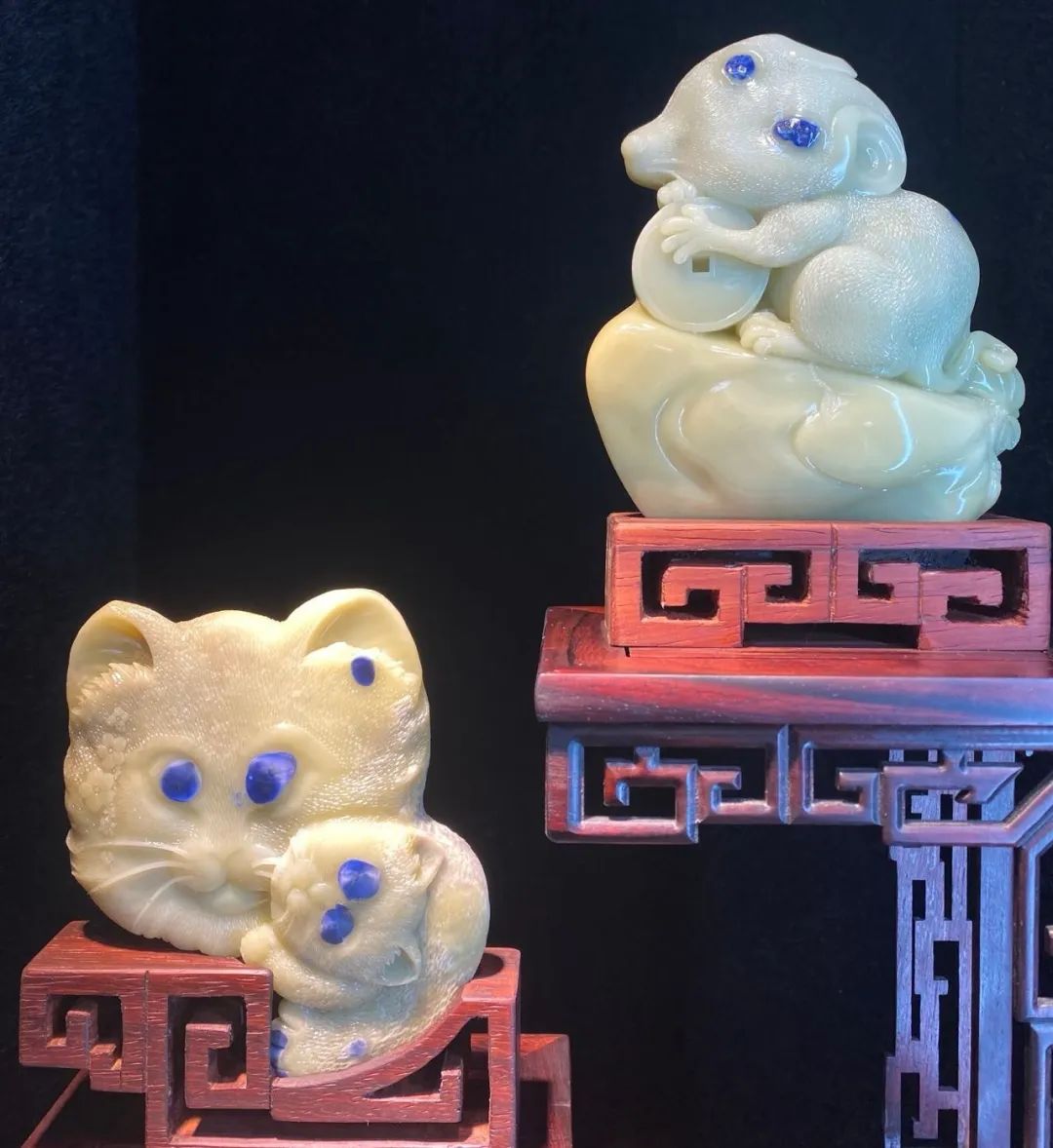 青田石各種品種種類圖片 大師的作品確實不一樣