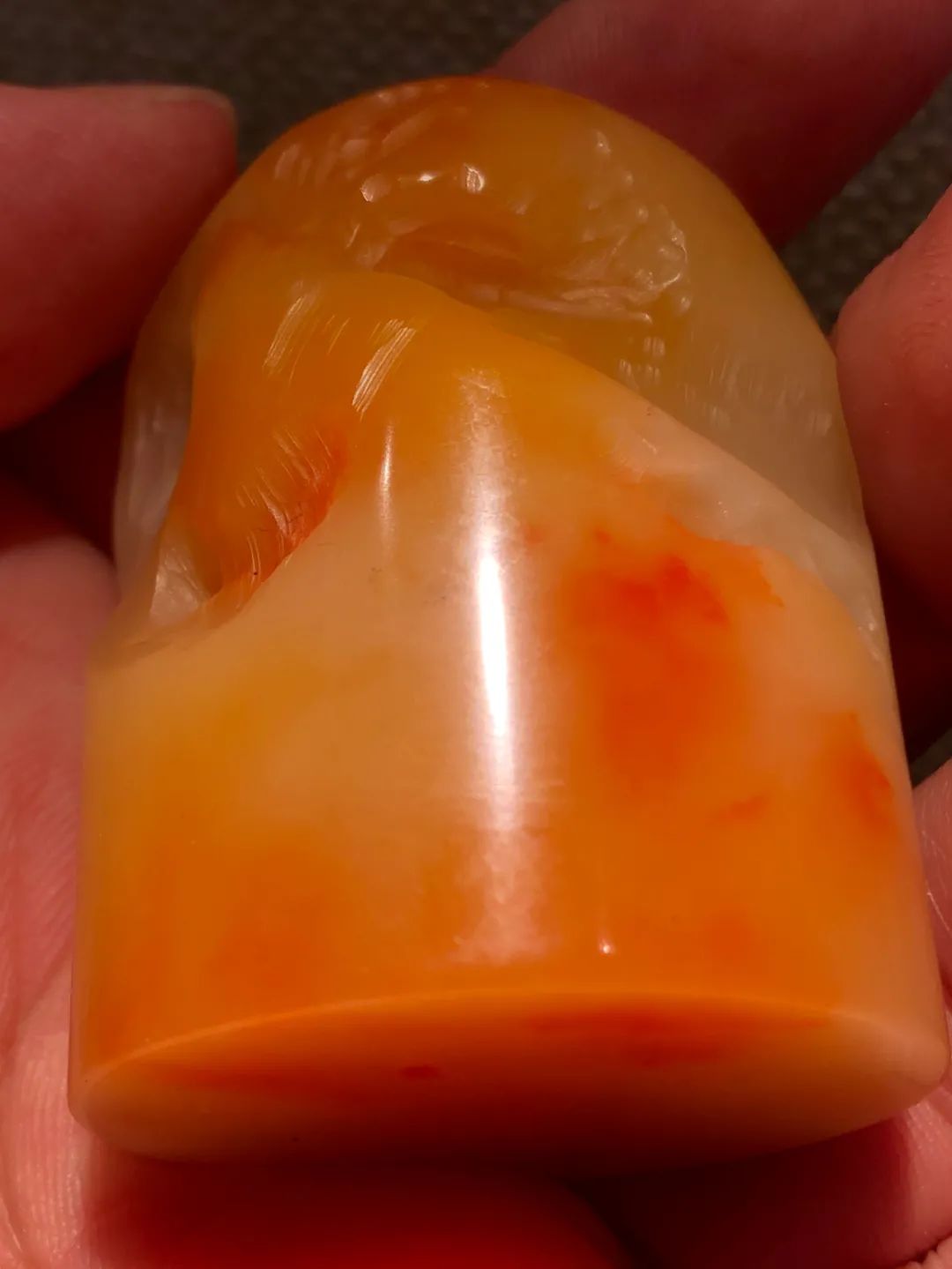壽山芙蓉原石的切開這塊石頭才懂