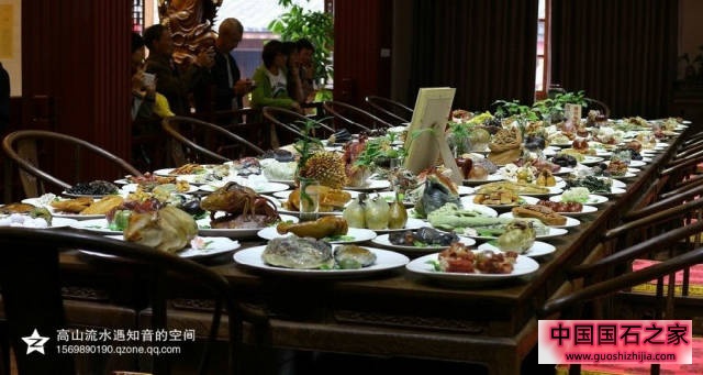 壽山石滿漢全席照片和價(jià)格！壽山石的石頭宴席