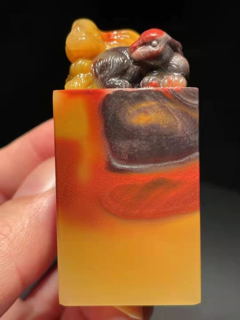 深紅色壽山石多少線一克