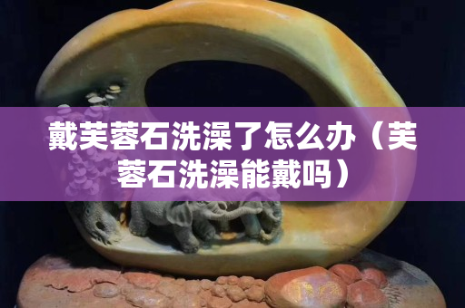 戴芙蓉石洗澡了怎么辦（芙蓉石洗澡能戴嗎）