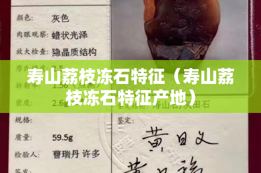 壽山荔枝凍石特征（壽山荔枝凍石特征產地）