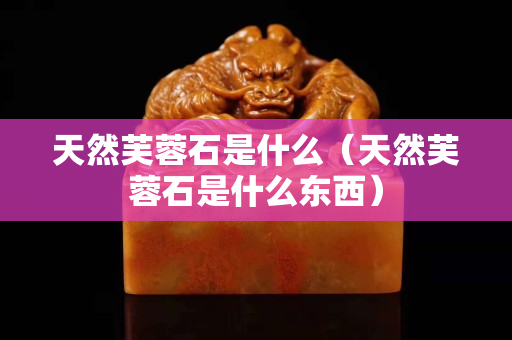 天然芙蓉石是什么（天然芙蓉石是什么東西）