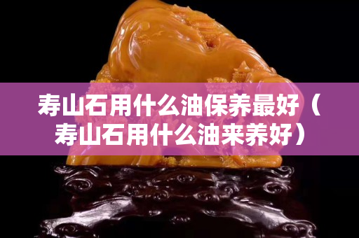 壽山石用什么油保養最好（壽山石用什么油來養好）