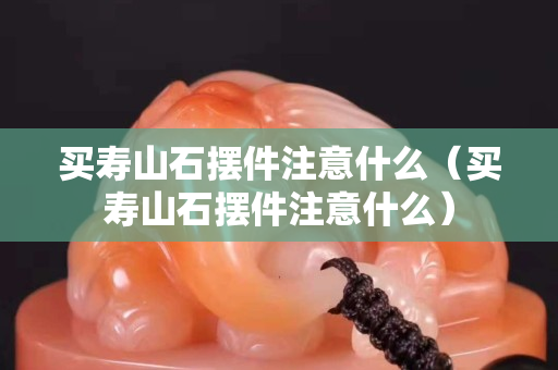 買壽山石擺件注意什么（買壽山石擺件注意什么）