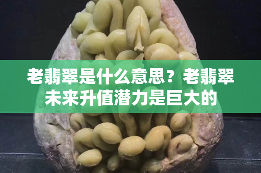 老翡翠是什么意思？老翡翠未來升值潛力是巨大的