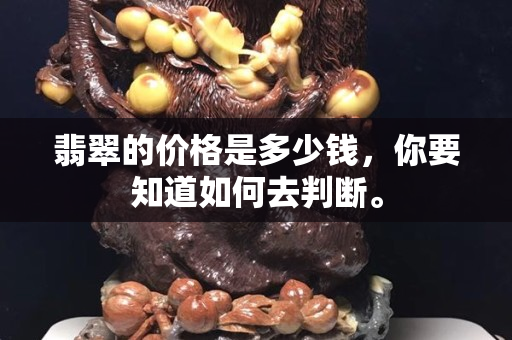 翡翠的價格是多少錢，你要知道如何去判斷。