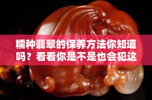 糯種翡翠的保養方法你知道嗎？看看你是不是也會犯這樣的錯誤。