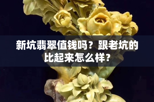 新坑翡翠值錢嗎？跟老坑的比起來怎么樣？