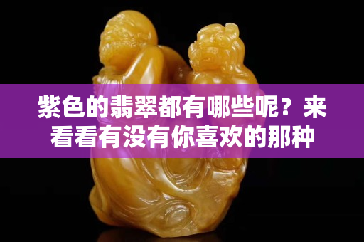 紫色的翡翠都有哪些呢？來看看有沒有你喜歡的那種