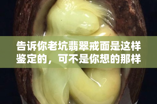 告訴你老坑翡翠戒面是這樣鑒定的，可不是你想的那樣
