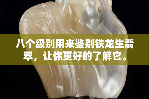 八個級別用來鑒別鐵龍生翡翠，讓你更好的了解它。