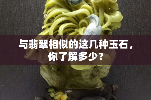 與翡翠相似的這幾種玉石，你了解多少？