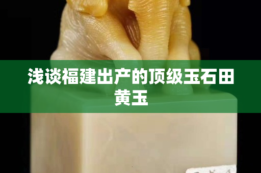 淺談福建出產(chǎn)的頂級(jí)玉石田黃玉