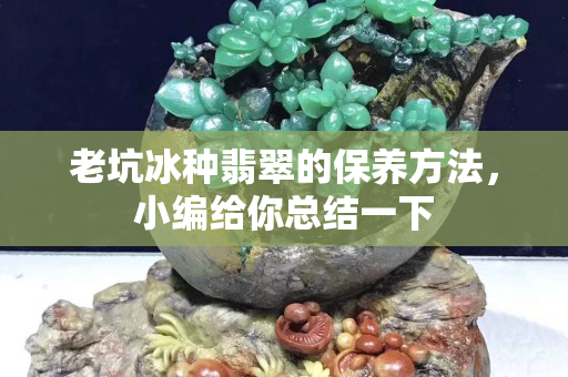 老坑冰種翡翠的保養方法，小編給你總結一下