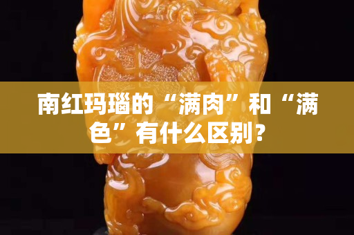 南紅瑪瑙的“滿肉”和“滿色”有什么區別？