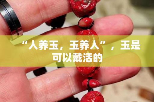 “人養(yǎng)玉，玉養(yǎng)人”，玉是可以戴活的