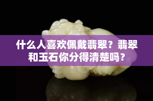 什么人關注國石之家佩戴翡翠？翡翠和玉石你分得清楚嗎？