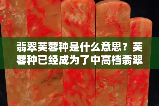 翡翠芙蓉種是什么意思？芙蓉種已經(jīng)成為了中高檔翡翠制作的主料