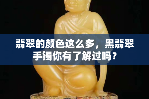 翡翠的顏色這么多，黑翡翠手鐲你有了解過嗎？