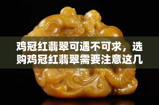 雞冠紅翡翠可遇不可求，選購雞冠紅翡翠需要注意這幾點