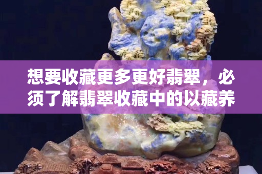 想要收藏更多更好翡翠，必須了解翡翠收藏中的以藏養藏