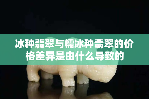 冰種翡翠與糯冰種翡翠的價格差異是由什么導致的
