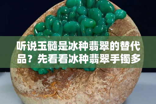 聽說玉髓是冰種翡翠的替代品？先看看冰種翡翠手鐲多少錢再下結論吧