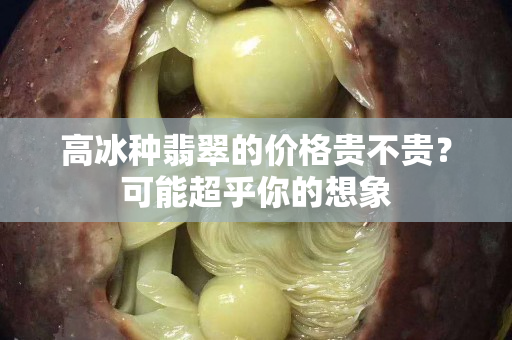 高冰種翡翠的價格貴不貴？可能超乎你的想象