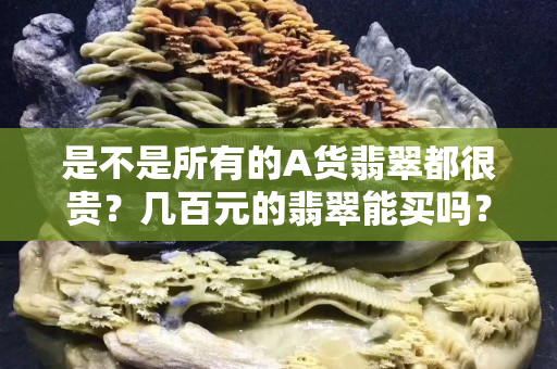 是不是所有的A貨翡翠都很貴？幾百元的翡翠能買嗎？