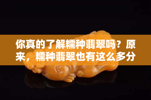你真的了解糯種翡翠嗎？原來，糯種翡翠也有這么多分類！