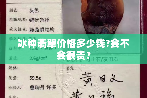 冰種翡翠價格多少錢?會不會很貴？