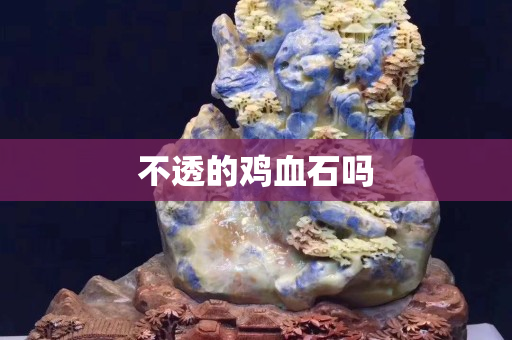 不透的雞血石嗎