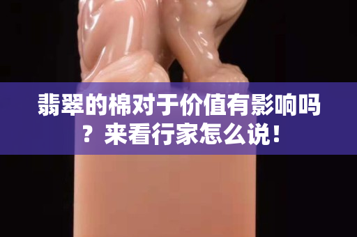翡翠的棉對于價值有影響嗎？來看行家怎么說！