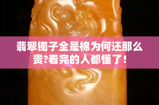 翡翠鐲子全是棉為何還那么貴?看完的人都懂了！