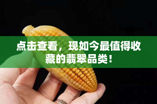 點擊查看，現如今最值得收藏的翡翠品類！