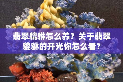 翡翠貔貅怎么養？關于翡翠貔貅的開光你怎么看？