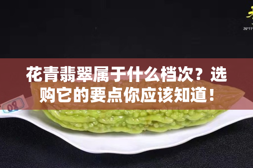 花青翡翠屬于什么檔次？選購它的要點你應該知道！