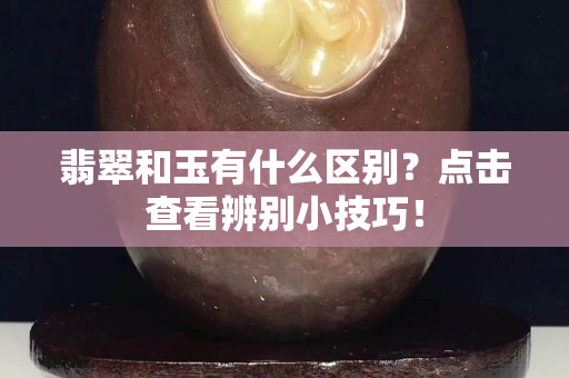 翡翠和玉有什么區別？點擊查看辨別小技巧！