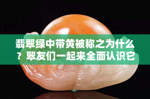 翡翠綠中帶黃被稱之為什么？翠友們一起來全面認識它！
