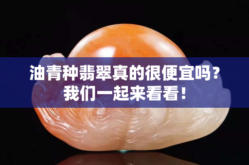 油青種翡翠真的很便宜嗎？我們一起來看看！