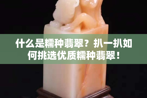 什么是糯種翡翠？扒一扒如何挑選優質糯種翡翠！