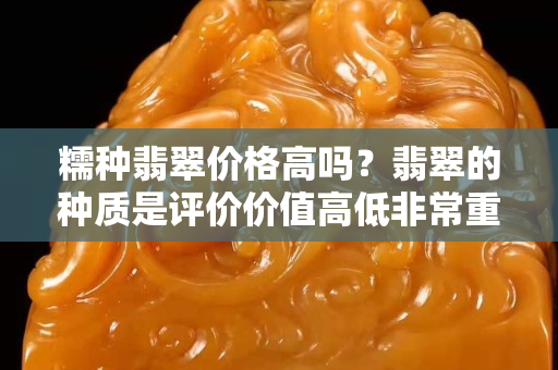 糯種翡翠價格高嗎？翡翠的種質是評價價值高低非常重要的一個因素！