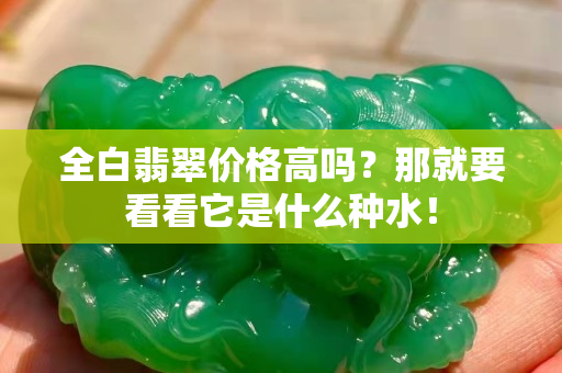全白翡翠價格高嗎？那就要看看它是什么種水！