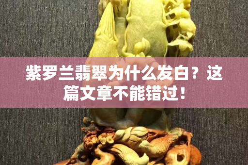 紫羅蘭翡翠為什么發白？這篇文章不能錯過！