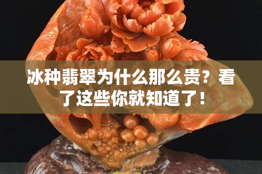冰種翡翠為什么那么貴？看了這些你就知道了！