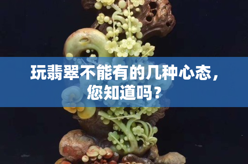 玩翡翠不能有的幾種心態，您知道嗎？