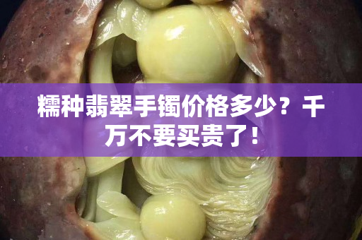 糯種翡翠手鐲價(jià)格多少？千萬(wàn)不要買(mǎi)貴了！