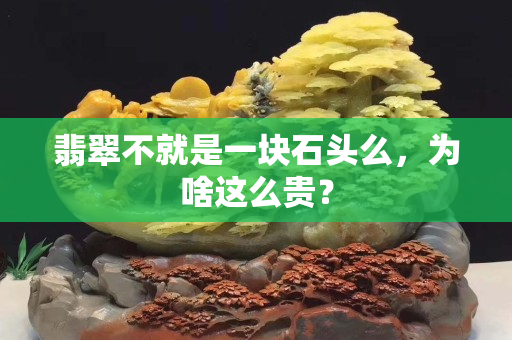 翡翠不就是一塊石頭么，為啥這么貴？