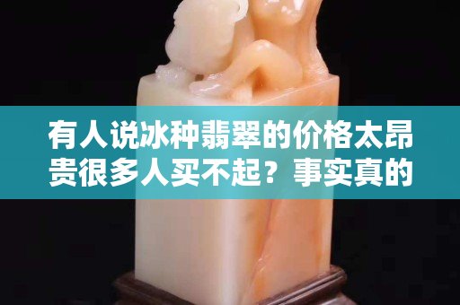 有人說冰種翡翠的價格太昂貴很多人買不起？事實真的如此嗎？